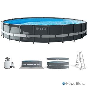 INTEX bazen sa metalnom konstrukcijom ULTRA XTR FRAME 610x122cm 26334