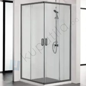 Tuš Kabina 100×100 Kvadratna Crna Eckle NAA1142