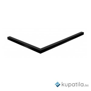 Postolje ta tuš kabinu crna lijeva CONCEPT 1200x800x50