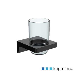 Držač čaše crna mat Eckle