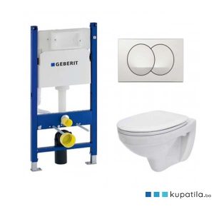 Vodokotlić ugradbeni Geberit+wc šolja+daska