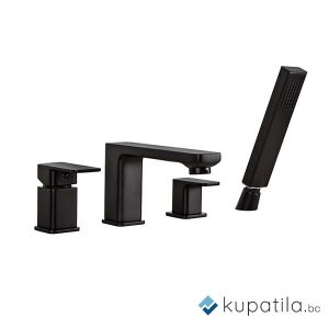 Baterija za kadu ugradbena crna Loft Valvex