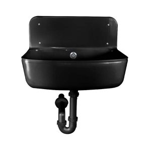 Lavabo vanjski sa sifonom crni Styron