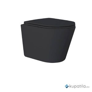 WC šolja konzolna crna mat Sava KALA