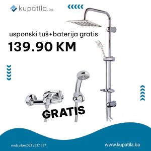 Usponski tuš+baterija gratis Ceravo