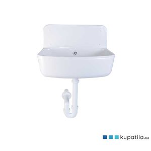 Vanjski lavabo sa sifonom bijeli Styron 350