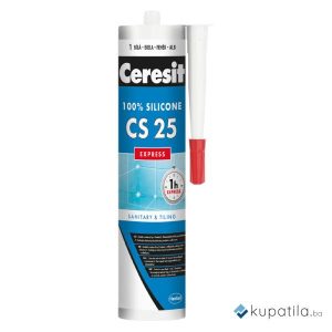 Sanitarni silikon Bijeli CERESIT CS 25