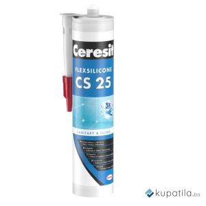 Sanitarni silikon Transparetni CERESIT CS 25