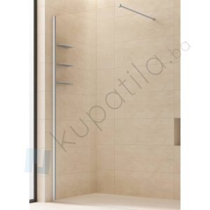 Tuš kabina Walk in sa policom 90cm hrom Dasbad