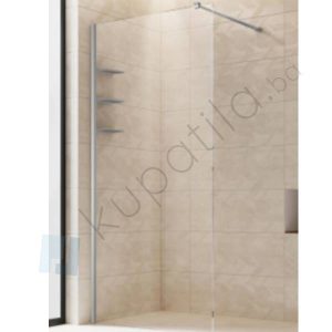 Tuš kabina Walk in sa policom 80cm hrom Dasbad