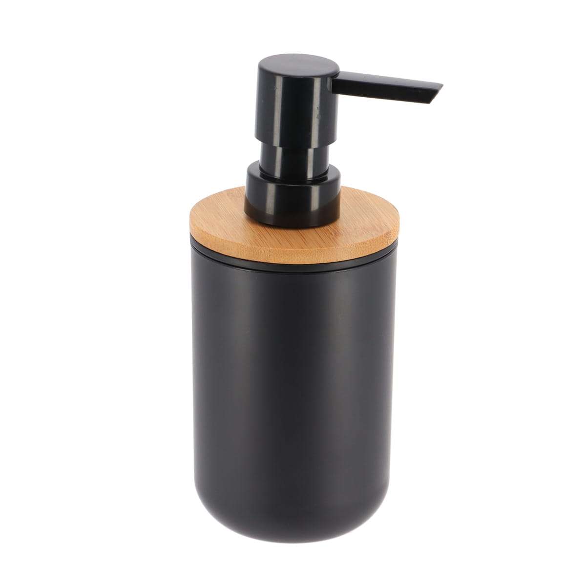 Tendance dozator za sapun fano 300 ml poliresin/bambus, crni