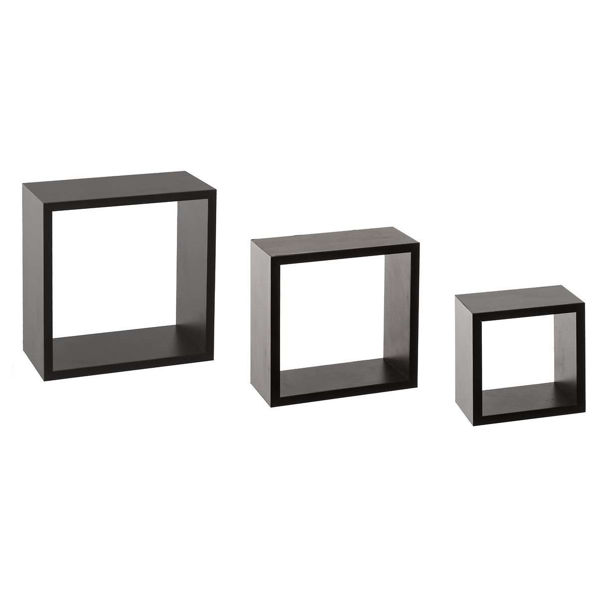 Five set polica fixy cube s 3/1 mdf, crna