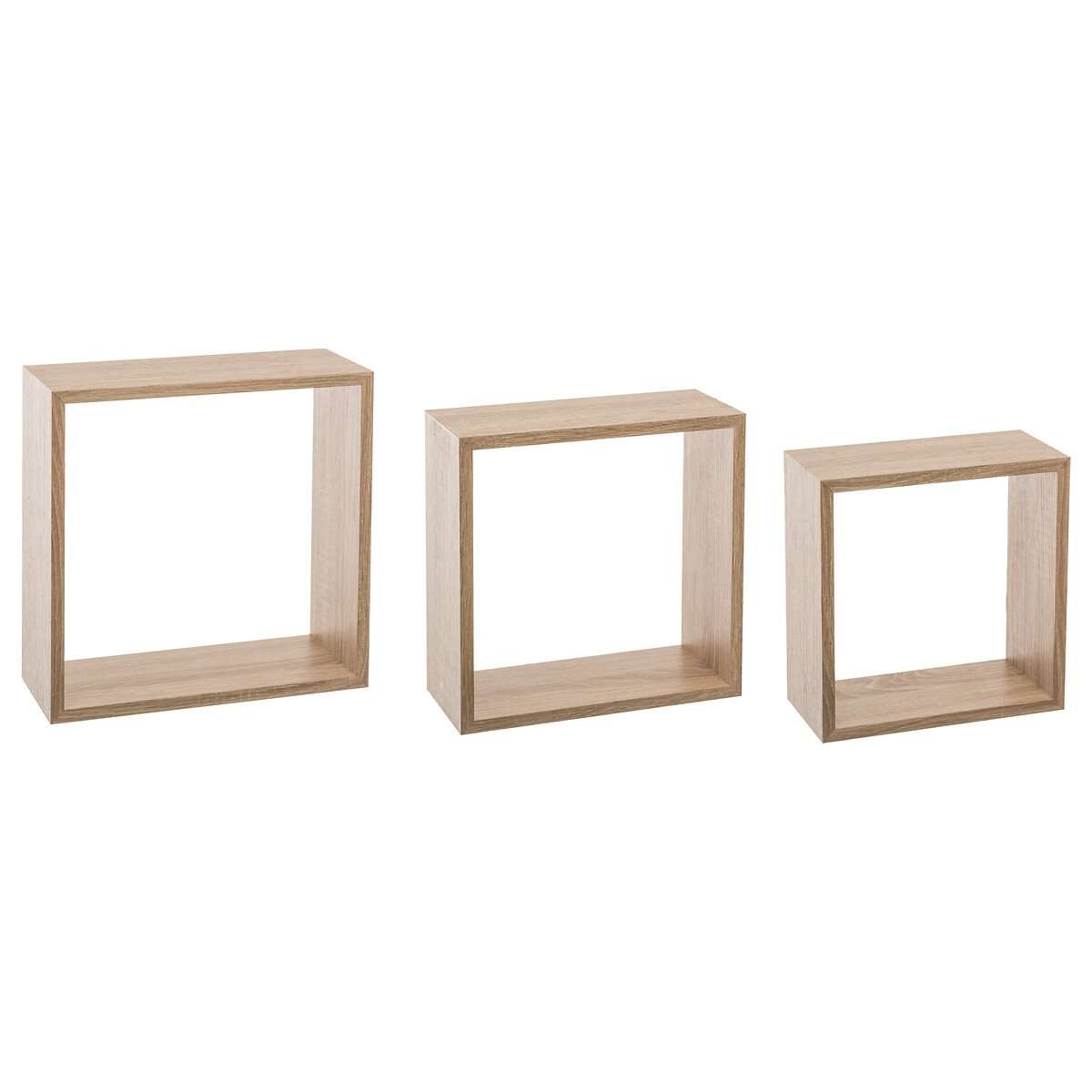 Five set polica fixy cube l 3/1 mdf, natur