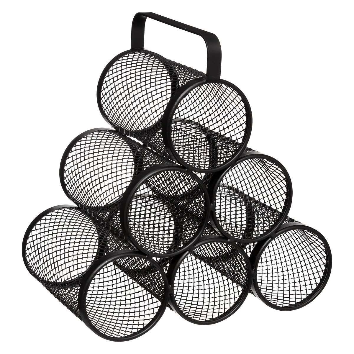 Five držač boca mayaj 28x18.5x25cm metal crna